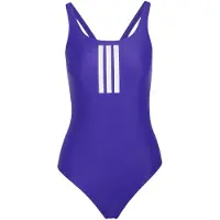 Adidas Sportbadpak '3-Stripes V-Back' violetblauw / wit