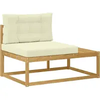 vidaXL Buiten bank set Polyester Wit