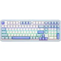 EPOMAKER TH99 - Mechanisch Toetsenbord - 1800 Layout - Tri-Mode Draadloos - RGB Backlight - Gasket Mount - Hot-Swap - 8000mAh Batterij - PBT Keycaps - Wit/Blauw