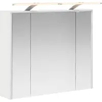 vidaXL Badkamerspiegelkast Wit 73,5 x 16 x 62,5 cm Bewerkt hout