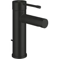 GROHE Essence New S-Size Wastafelmengkraan – Met Trekwaste – EcoJoy – FastFixation Plus – Matte Black
