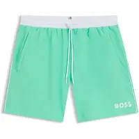 BOSS Zwemshorts met contrastlogo en biezen Maat S
