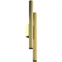 Maytoni LED-wandlamp Calipso, messing / goud, Woon-/ Eetkamer, Aluminium, Modern, LED wandlamp
