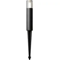 Maytoni Grondspies lamp GLIDE, grafiet, hoogte 37 cm, IP54, G9 GLIDE, zwart, Aluminium, Modern