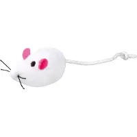 Trixie pluchen muis met bel voor de kat 3 verpakkingen