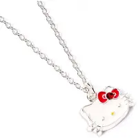 Hello Kitty - Anime Halsketting - zilverkleurig - Maat Standard