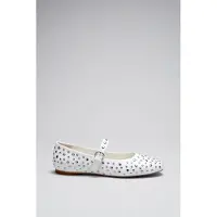 And Other Stories & Other Stories Lea Deco Ballerina White Maat: 36 | Ballerina's Outlet | Dames | Wit