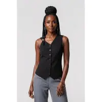 And Other Stories & Other Stories Marcie Waistcoat Black Size: 32 | Vests Outlet | Dames | Zwart