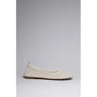 And Other Stories & Other Stories Luna Ballerina White Maat: 41 | Ballerina's Outlet | Dames | Wit