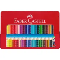 Faber-Castell – Colour GRIP kleurpotlood – metalen doos met 36 stuks
