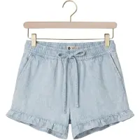 Daily7 Meisjes Broeken Light Weight Denim Shorts - Lichtblauw - Maat 104
