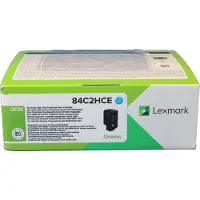 Lexmark 84C2HC0 Toner Cyaan Hoge capaciteit