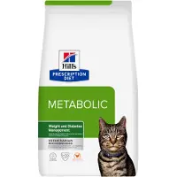 Hill's Pet Nutrition Prescription Diet Feline Metabolic Weight and Diabetes Management 3 kg Pellets