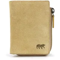 Bear design Suède Rits Portemonnee Gungun Bisquit