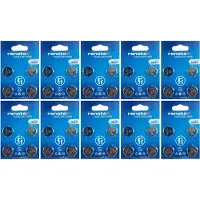 Renata - Knoopcel batterijen - CR2032 - Lithium - 3V - 40 stuks