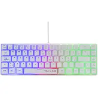 The G-Lab Clavier Gaming Azerty Blanc - Azerty Français