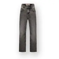 Vingino relaxed loose fit jeans grey denim Grijs Effen - maat 116