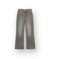 Vingino straight jeans black denim Zwart Meisjes Stretchdenim Effen - maat 140