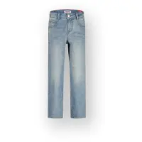 Vingino loose fit jeans light blue denim Blauw Jongens Katoen Effen - maat 134