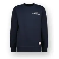 Vingino sweater donkerblauw Effen - maat 104 | Sweater van