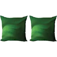Abakuhaus Bosgroene decoratieve kussenhoes, 2 stuks, groen ombre-effect, 40x40 cm, bosgroen lichtgroen