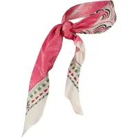 Sarlini Dames Bandana Neksjaal Dun Roze - Maat One size