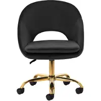 Activeshop Draaistoel QS-MF18G Zwart Verstelbaar Professioneel Gebruik