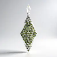 Cavill - Luxe Zilveren Hanger - 925 Sterling Zilver - 59 Afrikaanse Fancy Diamanten 1,495 ct - Elegante Ronde Briljant - Verguld & Geplatineerd