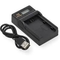 123accu Sony NP-BD1 / NP-FD1 / NP-FR1 / NP-FT1 USB-C single slot oplader (4.2V, 0.7A, huismerk)
