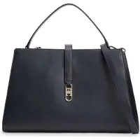 Tommy Hilfiger Libre Med Satchel Space Blue Size: OS | Handbags Outlet | Dames | Blauw
