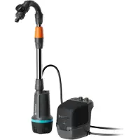 Gardena Akku-Regenfasspumpe 2600 Comfort 18V P4A Ready-To-Use Set Regenwatergebruiksysteem 2600 l/h 1.8 m