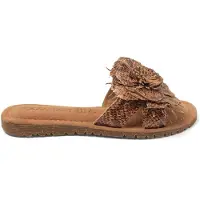 Lazamani Slippers Dames Bruin Suède Size 38