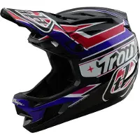 Troy Lee Designs D4 Mips Linear Polyacryliet Downhill Helm