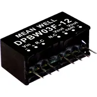MEAN WELL DPBW03F-12 DC/DC-convertermodule 125 mA 3 W Aantal uitgangen: 2 x Inhoud 1 stuk(s)