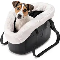 Ferplast hondenrugzak, geschikt tot 8 kg, waterafstotend, met padding, zwart, 43,5 x 21,5 x 27 cm