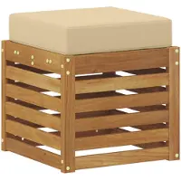 vidaXL Buitenstoel Bank Massief Acacia Hout Naturel