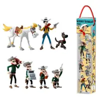 Plastoy SAS 70387 - Lucky Luke - Set (7 figuurtjes)