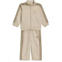 Adidas Joggingpak 'Firebird' beige / olijfgroen