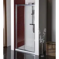 Polysan Lucis douchedeur schuif 100cm chroom