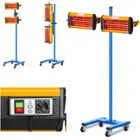 MSW Infrarood lakdroger - 2.200 W - 2 stralers