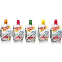 Dextro Energy Liquid Energy Gel - Citroen + Caffeine - Sportgel - Energie Gel - 18 x 60 gram