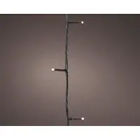 Lumineo Basic Kerstverlichting 240LED Champagne Zwart zwart Kunststof