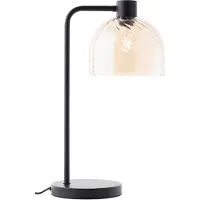 Brilliant tafellamp Casto zwart/beige - E27 - 25W - 50 cm