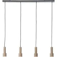 Brilliant Cadiz - Hanglamp - Balk - LED 4xGU10 - Brons - Zwart