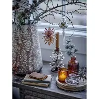 Bloomingville Ster ornament papier nature 10cm - set van 9