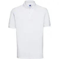 Russell athletic Russell Heren 100% Katoenen Korte Mouw Poloshirt (Wit)