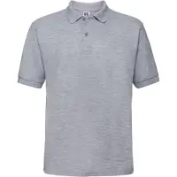 Russell Heren Klassiek Polycotton Poloshirt (Lichte Oxford Heide)