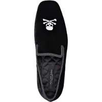 Philipp Plein Velvet Loafers Embroidery Skull