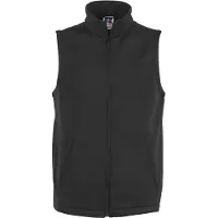Russell Smart heren softshell vest FK719 (maat S) (zwart)