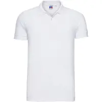 Russell athletic Russell Heren Rekken Korte Mouw Poloshirt (Wit)